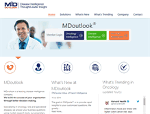 Tablet Screenshot of mdoutlook.com
